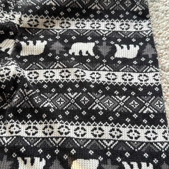Old Navy polar bear print pajama pants size S small thermal holiday Christmas - Picture 9 of 10